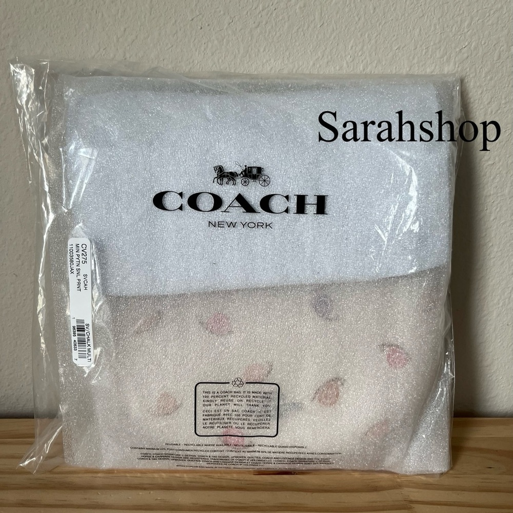✅Coach Mini Payton Hobo With Snail Print